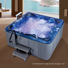 Fashion Dark Blue Acrylic Hot Tubs Outdoor SPA Balboa Whirlpool